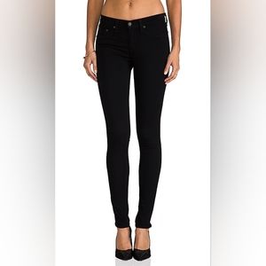 Rag & Bone Women's Jean Leggings‎ Black Plush Size 30 Style W1503O163